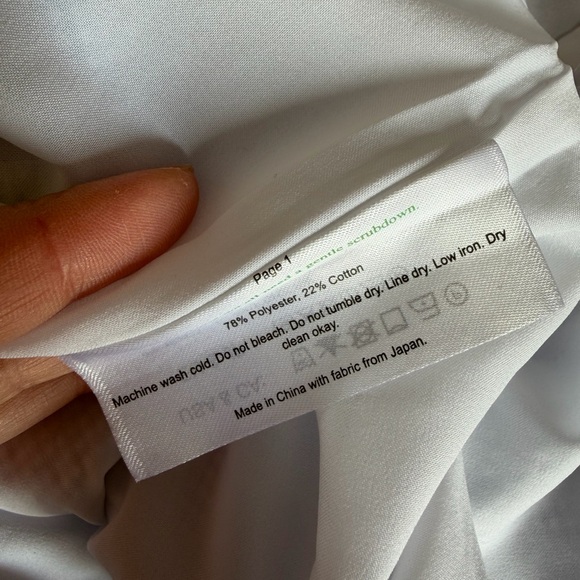 NWT MM LAFLEUR Gingham Seersucker Shift Blue Mini Dress Sz XS - Picture 5 of 5